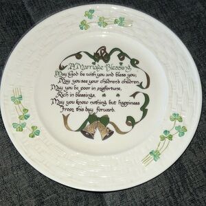 Irish Marriage Blessing Plate